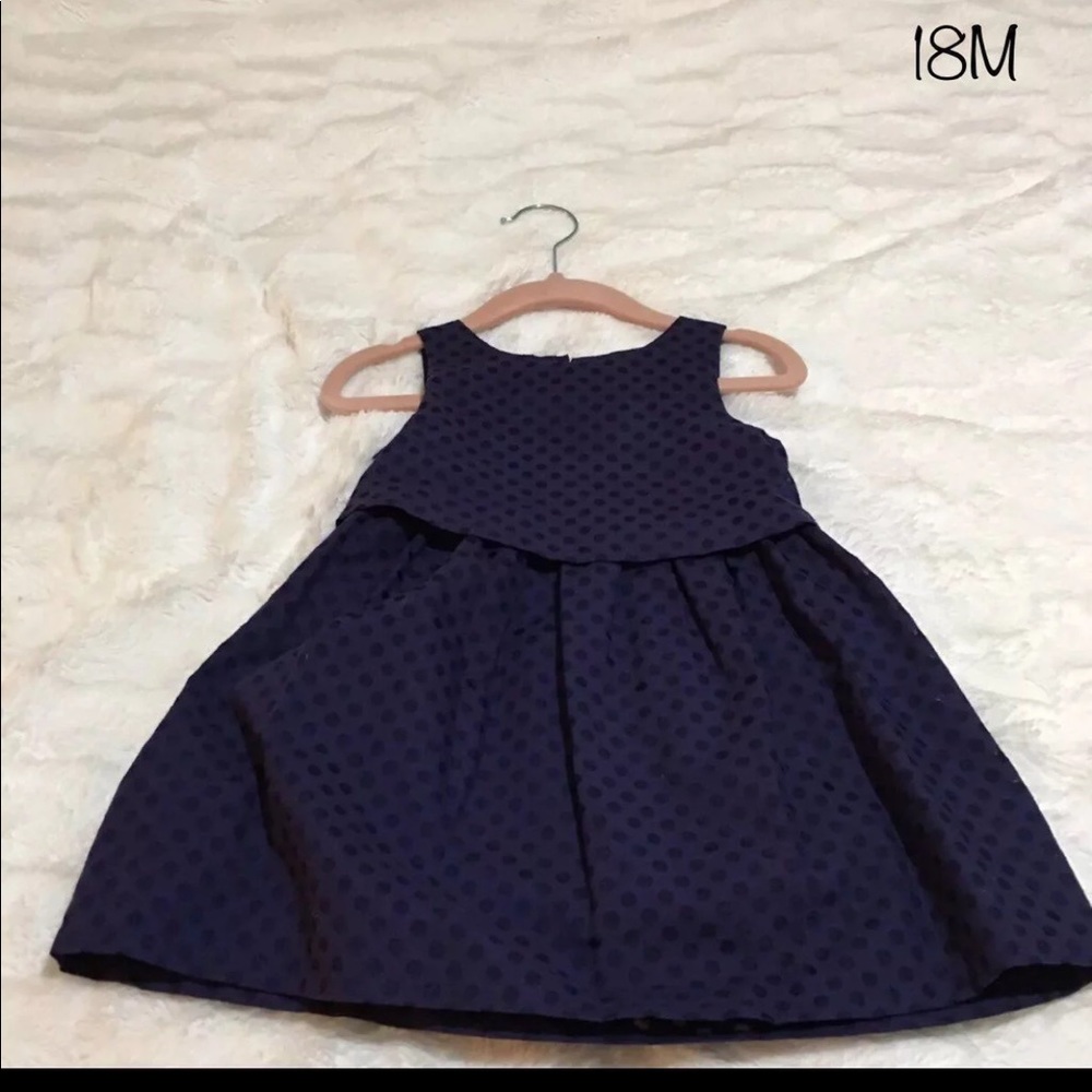 Navy blue baby dress